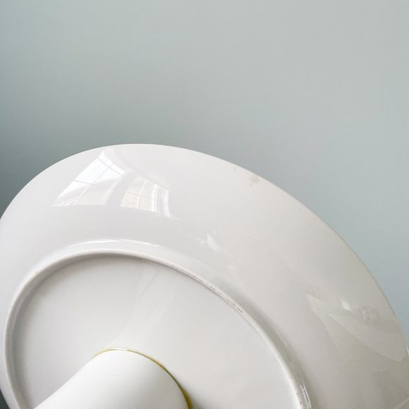 SOLD Vintage Japanese Porcelain Strawberry Cake Stand 10in - Picture 5 of 8